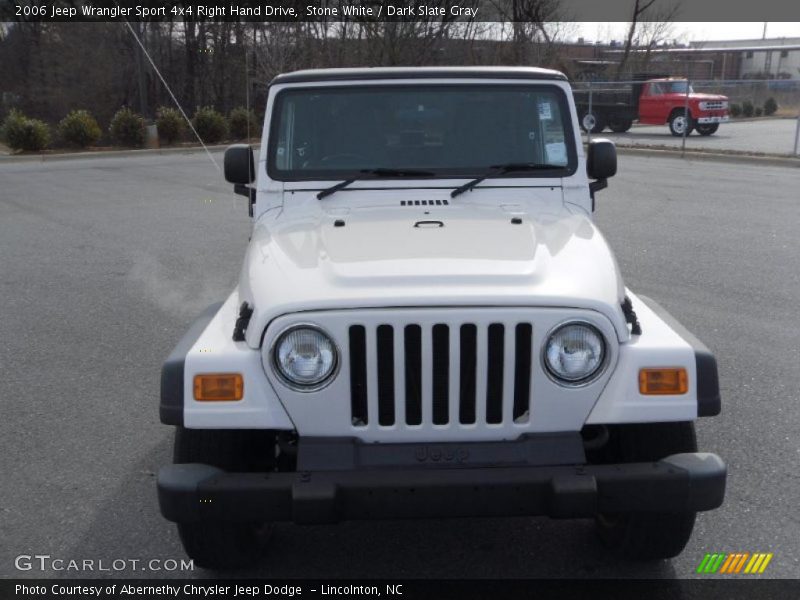 Stone White / Dark Slate Gray 2006 Jeep Wrangler Sport 4x4 Right Hand Drive
