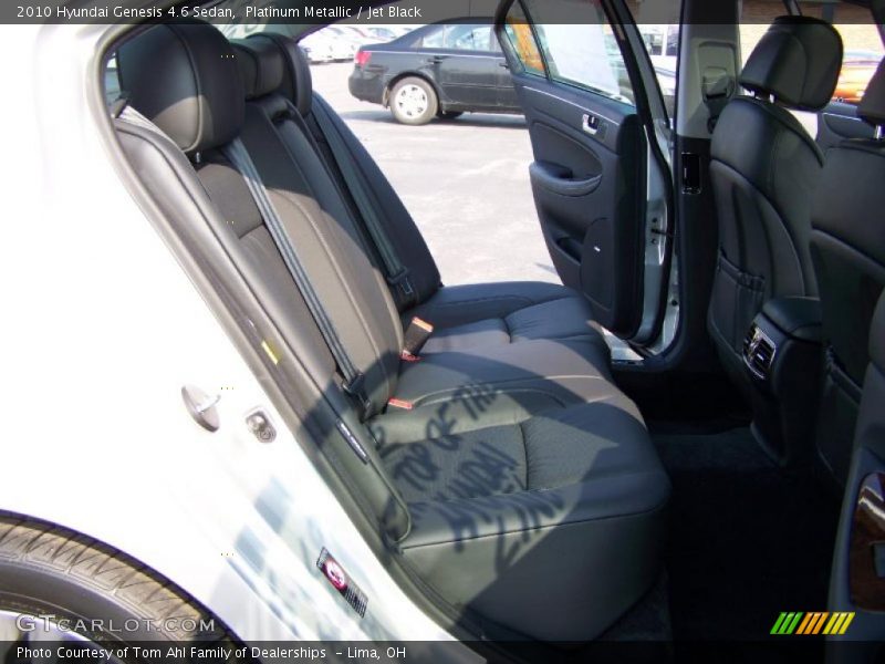 Platinum Metallic / Jet Black 2010 Hyundai Genesis 4.6 Sedan