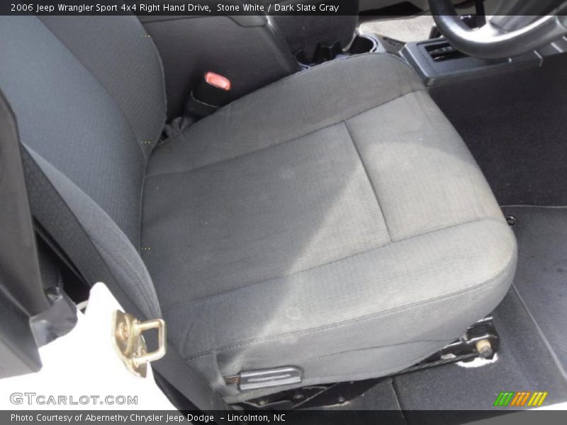 Stone White / Dark Slate Gray 2006 Jeep Wrangler Sport 4x4 Right Hand Drive
