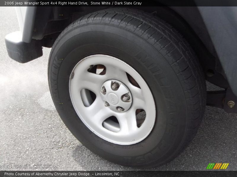 Stone White / Dark Slate Gray 2006 Jeep Wrangler Sport 4x4 Right Hand Drive