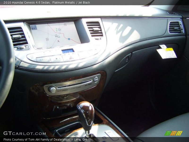 Platinum Metallic / Jet Black 2010 Hyundai Genesis 4.6 Sedan