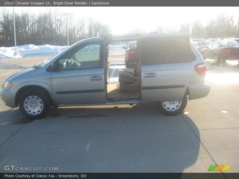 Bright Silver Metallic / Sandstone 2003 Chrysler Voyager LX