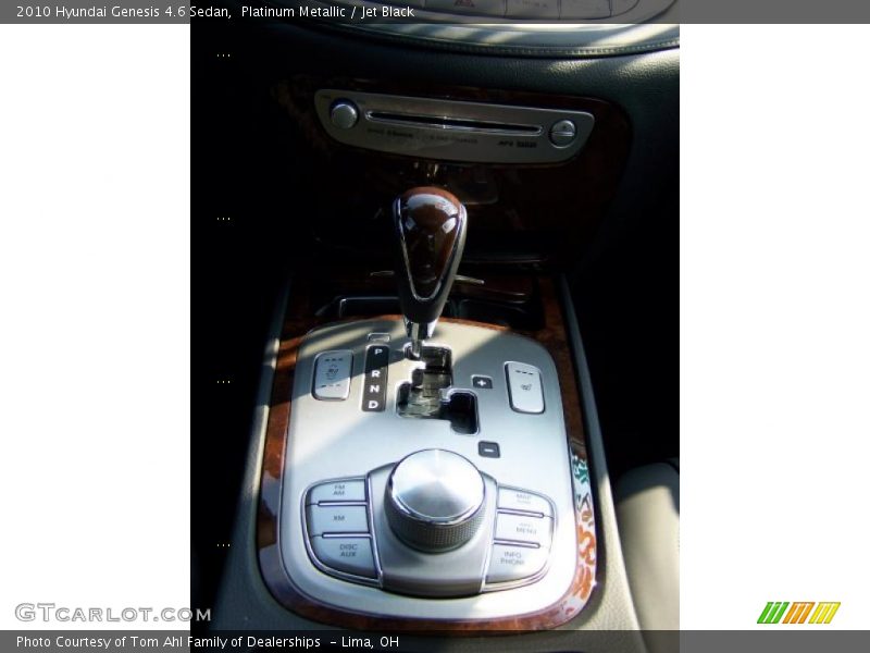 Platinum Metallic / Jet Black 2010 Hyundai Genesis 4.6 Sedan