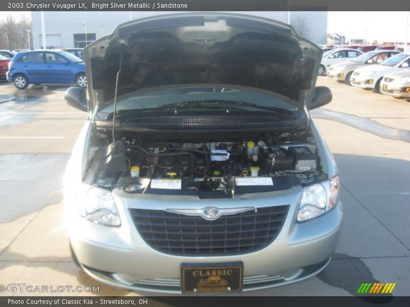 Bright Silver Metallic / Sandstone 2003 Chrysler Voyager LX