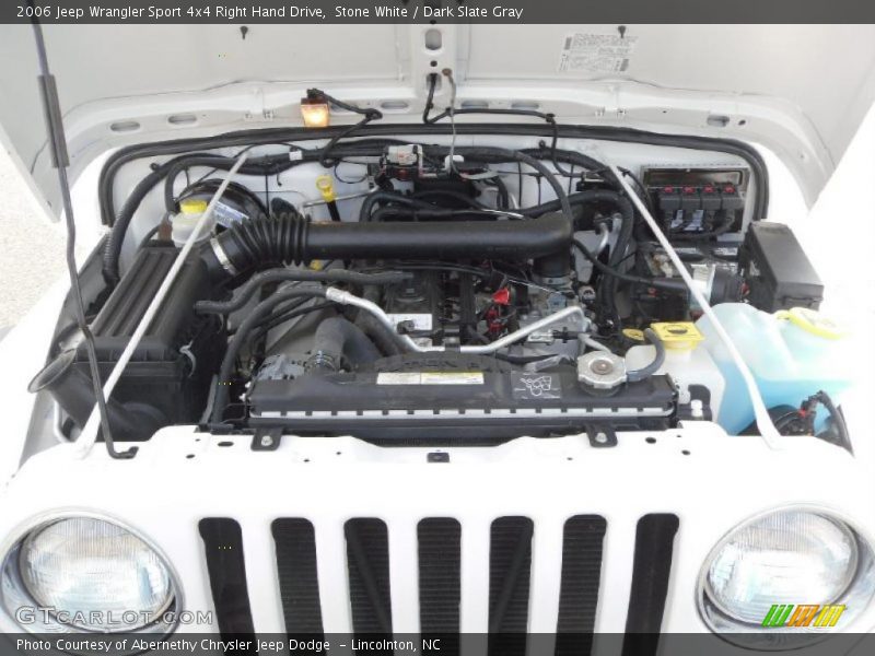 Stone White / Dark Slate Gray 2006 Jeep Wrangler Sport 4x4 Right Hand Drive