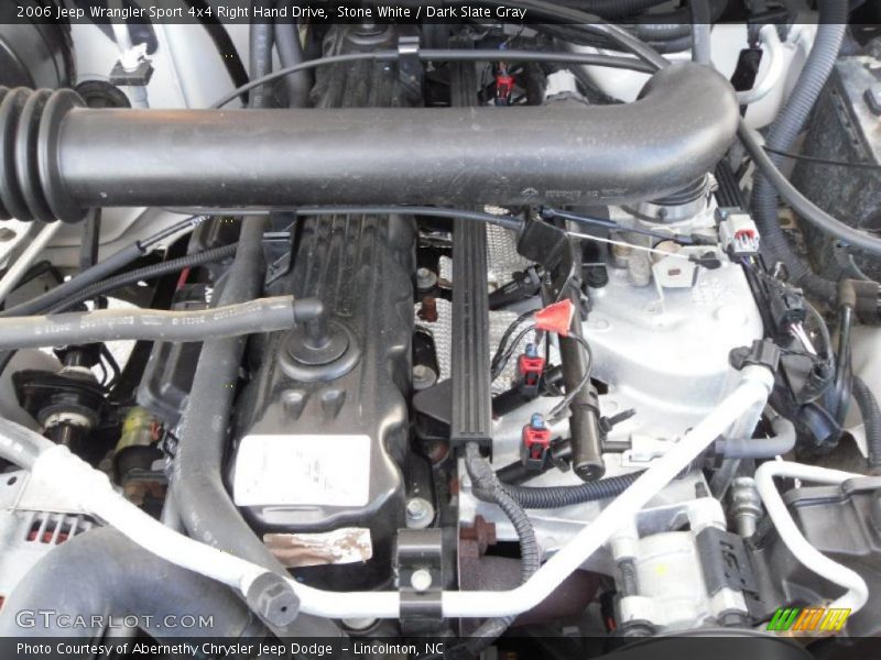 Stone White / Dark Slate Gray 2006 Jeep Wrangler Sport 4x4 Right Hand Drive