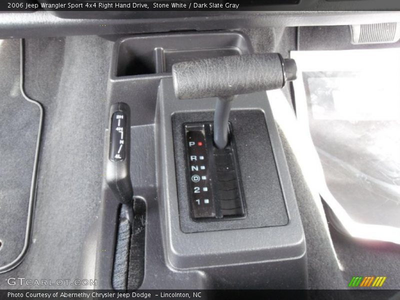 Stone White / Dark Slate Gray 2006 Jeep Wrangler Sport 4x4 Right Hand Drive
