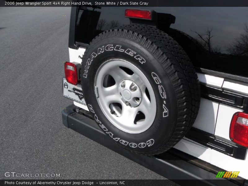 Stone White / Dark Slate Gray 2006 Jeep Wrangler Sport 4x4 Right Hand Drive