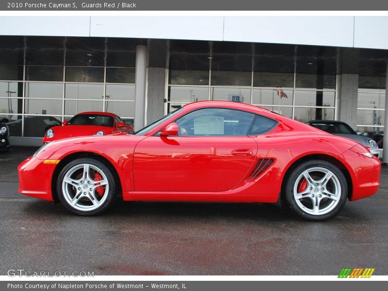 Guards Red / Black 2010 Porsche Cayman S