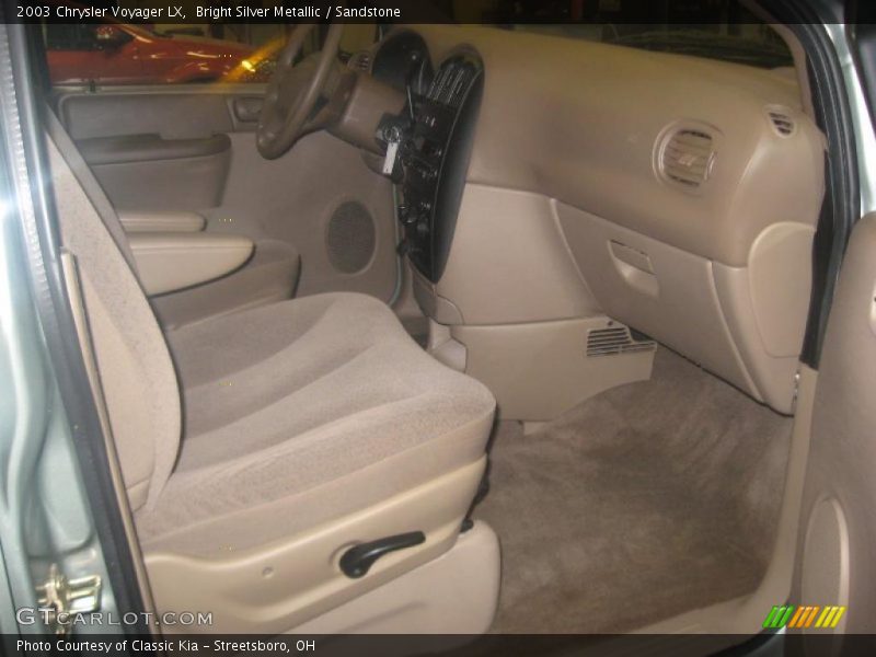 Bright Silver Metallic / Sandstone 2003 Chrysler Voyager LX