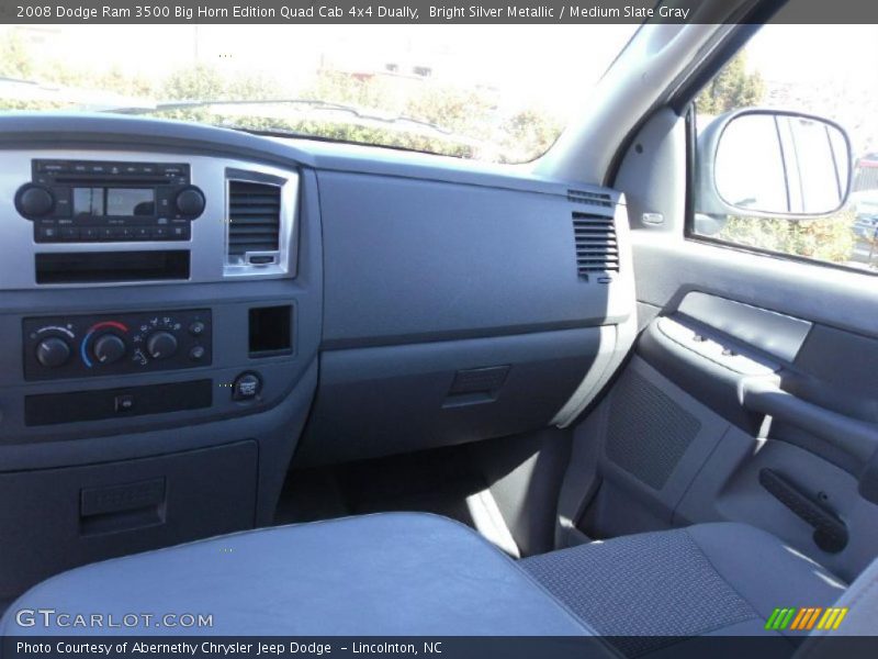 Bright Silver Metallic / Medium Slate Gray 2008 Dodge Ram 3500 Big Horn Edition Quad Cab 4x4 Dually