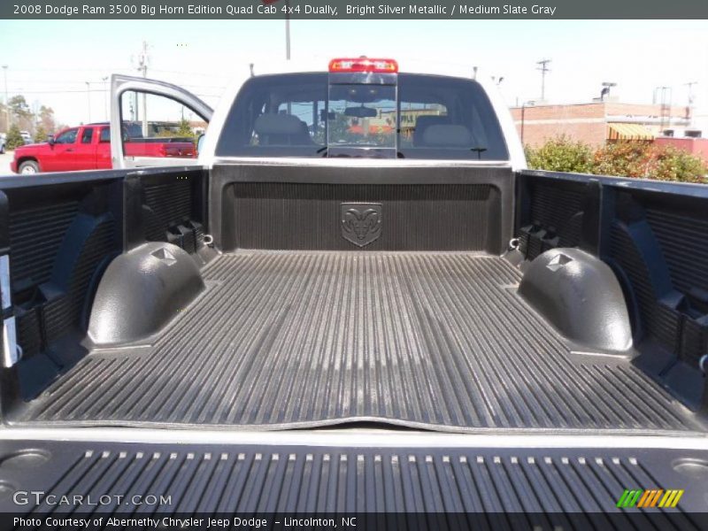 Bright Silver Metallic / Medium Slate Gray 2008 Dodge Ram 3500 Big Horn Edition Quad Cab 4x4 Dually