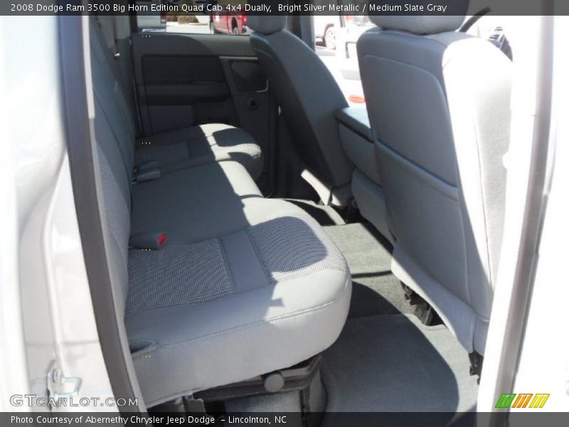 Bright Silver Metallic / Medium Slate Gray 2008 Dodge Ram 3500 Big Horn Edition Quad Cab 4x4 Dually