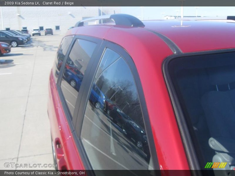 Claret Red / Beige 2009 Kia Sedona LX