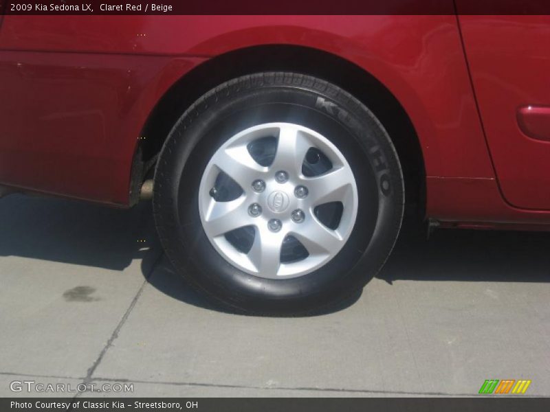 Claret Red / Beige 2009 Kia Sedona LX