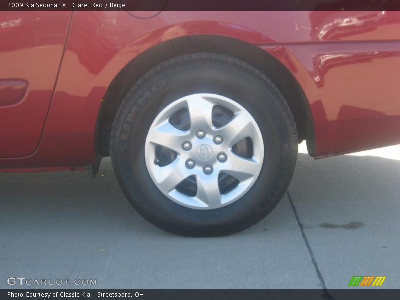 Claret Red / Beige 2009 Kia Sedona LX