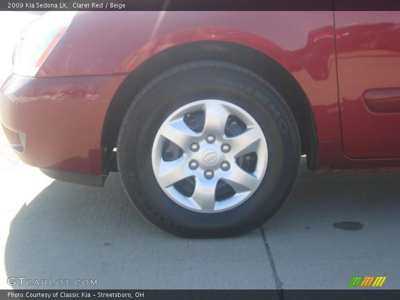 Claret Red / Beige 2009 Kia Sedona LX