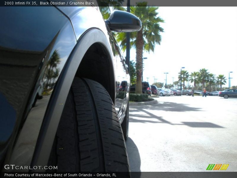 Black Obsidian / Graphite Black 2003 Infiniti FX 35