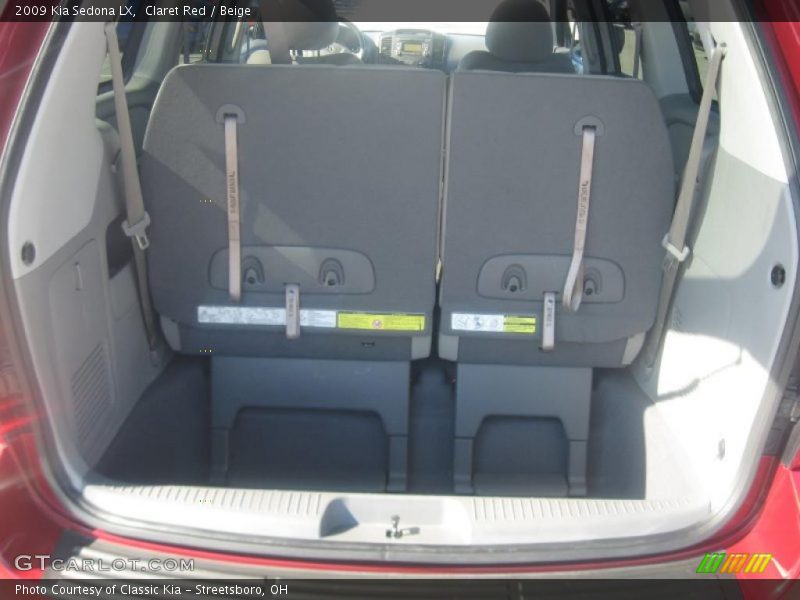 Claret Red / Beige 2009 Kia Sedona LX