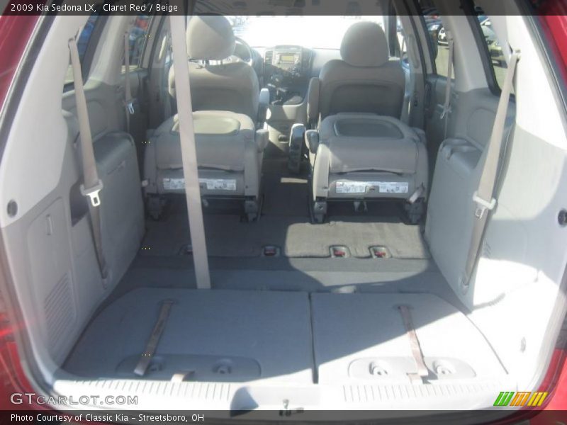 Claret Red / Beige 2009 Kia Sedona LX