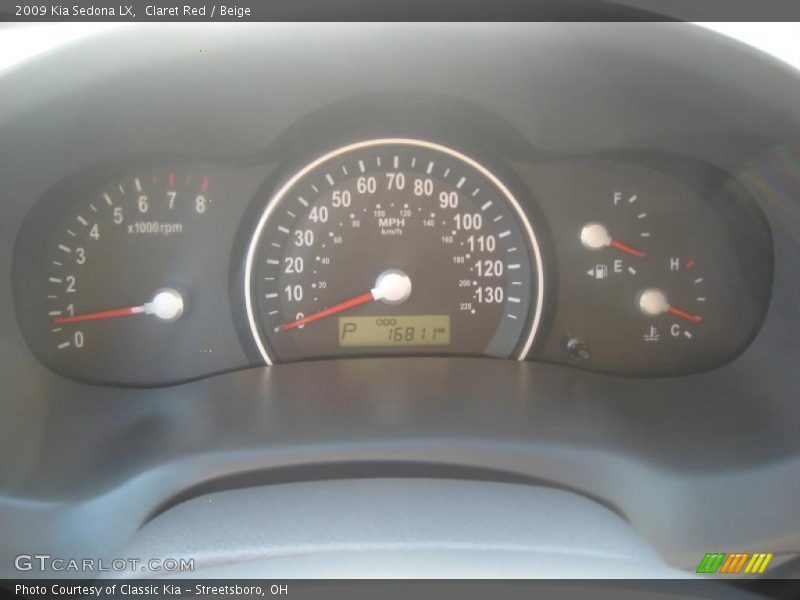 Claret Red / Beige 2009 Kia Sedona LX