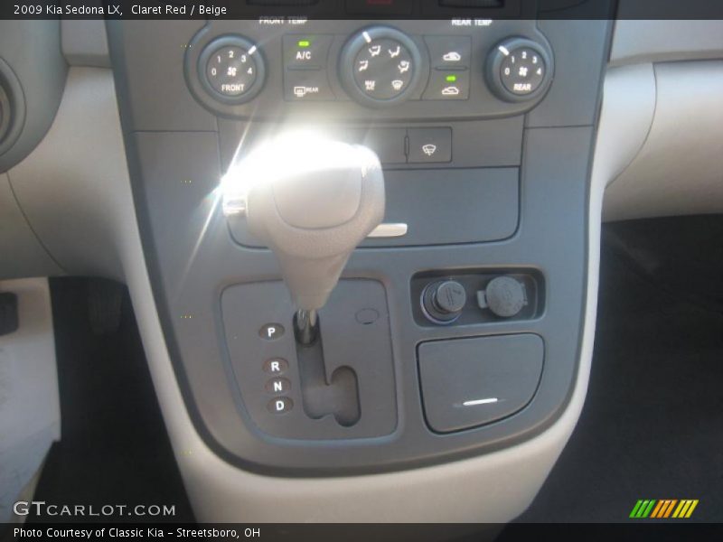 Claret Red / Beige 2009 Kia Sedona LX