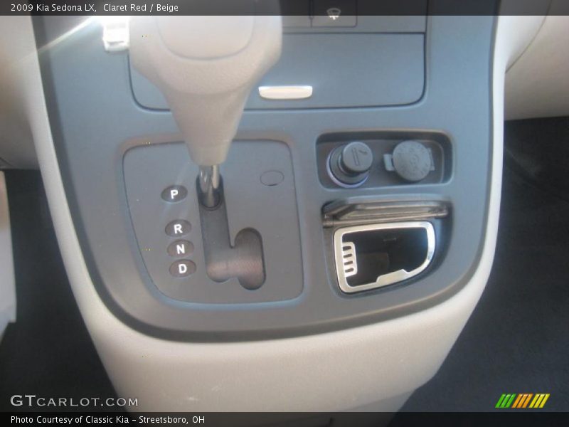 Claret Red / Beige 2009 Kia Sedona LX
