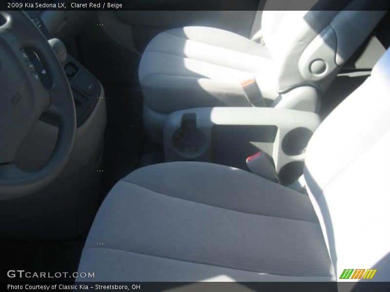 Claret Red / Beige 2009 Kia Sedona LX