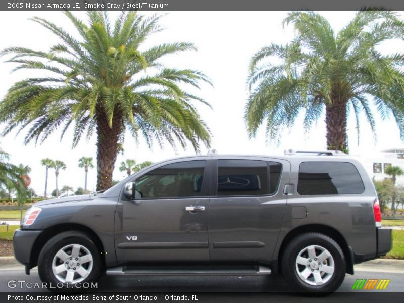 Smoke Gray / Steel/Titanium 2005 Nissan Armada LE
