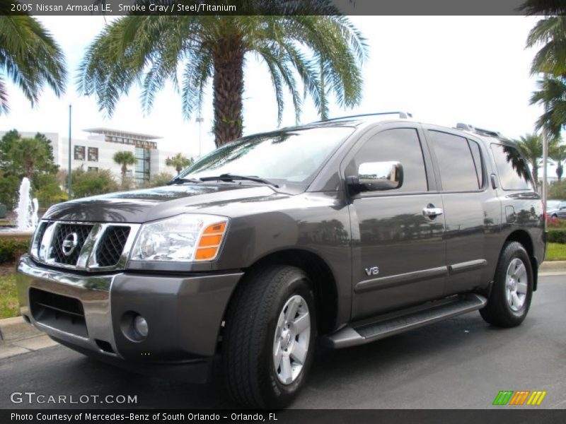 Smoke Gray / Steel/Titanium 2005 Nissan Armada LE