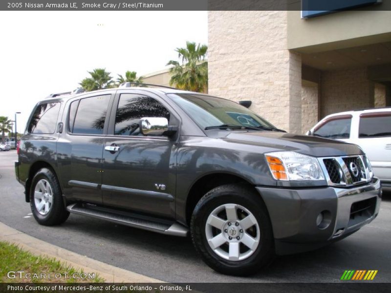 Smoke Gray / Steel/Titanium 2005 Nissan Armada LE