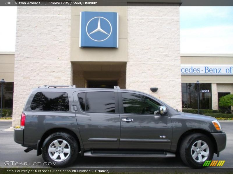 Smoke Gray / Steel/Titanium 2005 Nissan Armada LE