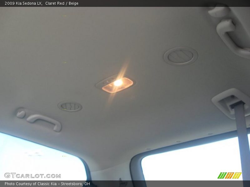 Claret Red / Beige 2009 Kia Sedona LX