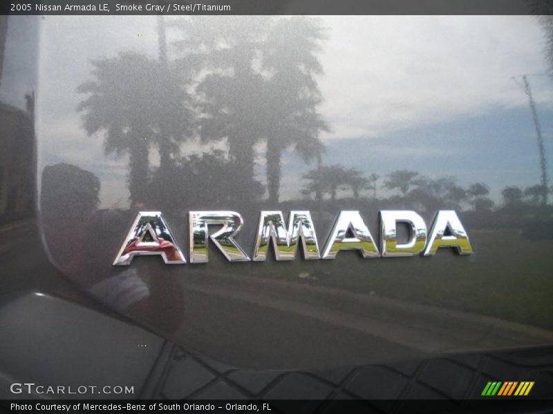 Smoke Gray / Steel/Titanium 2005 Nissan Armada LE