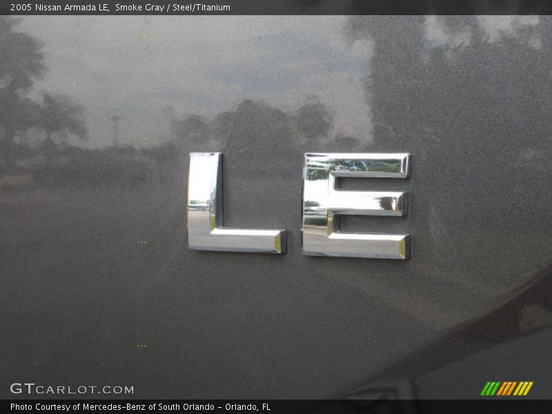 Smoke Gray / Steel/Titanium 2005 Nissan Armada LE