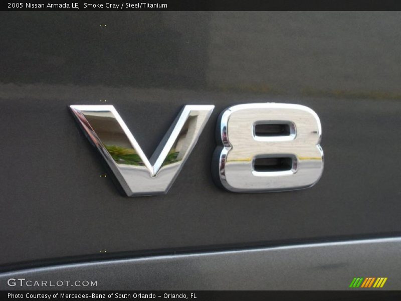 Smoke Gray / Steel/Titanium 2005 Nissan Armada LE