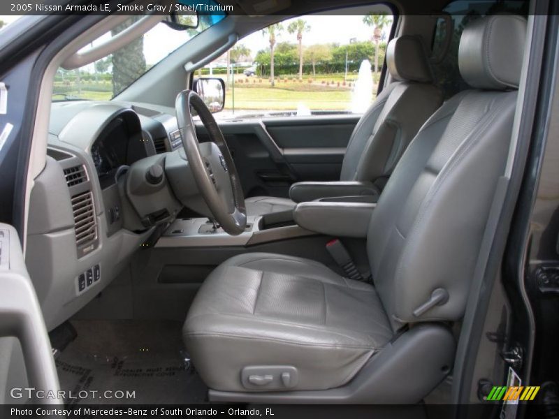 Smoke Gray / Steel/Titanium 2005 Nissan Armada LE