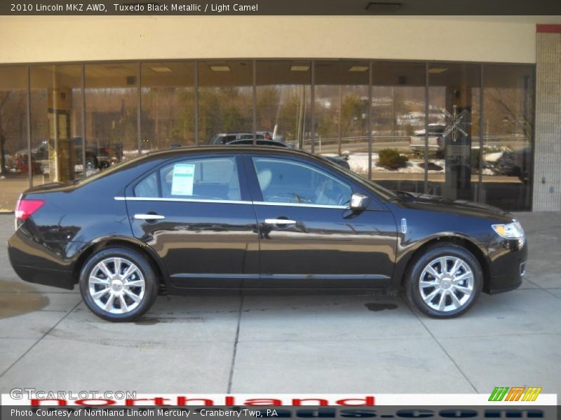 Tuxedo Black Metallic / Light Camel 2010 Lincoln MKZ AWD