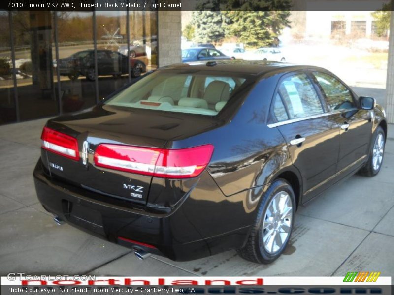 Tuxedo Black Metallic / Light Camel 2010 Lincoln MKZ AWD