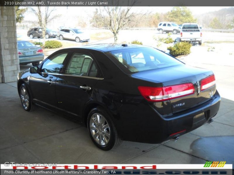 Tuxedo Black Metallic / Light Camel 2010 Lincoln MKZ AWD