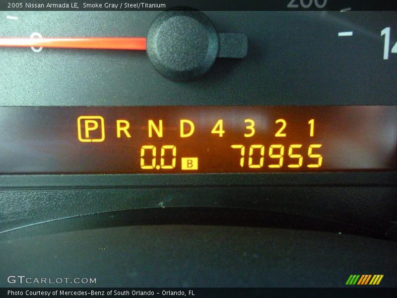 Smoke Gray / Steel/Titanium 2005 Nissan Armada LE
