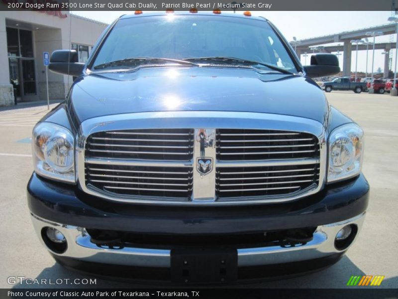 Patriot Blue Pearl / Medium Slate Gray 2007 Dodge Ram 3500 Lone Star Quad Cab Dually