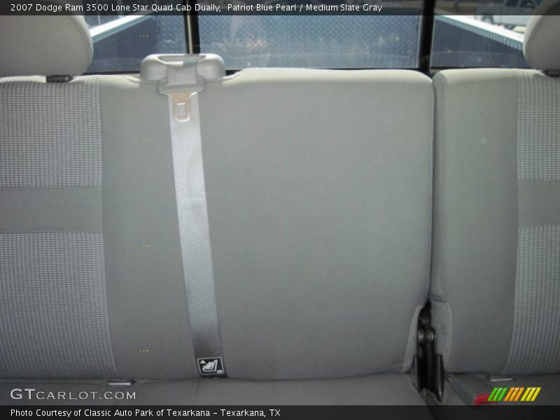 Patriot Blue Pearl / Medium Slate Gray 2007 Dodge Ram 3500 Lone Star Quad Cab Dually