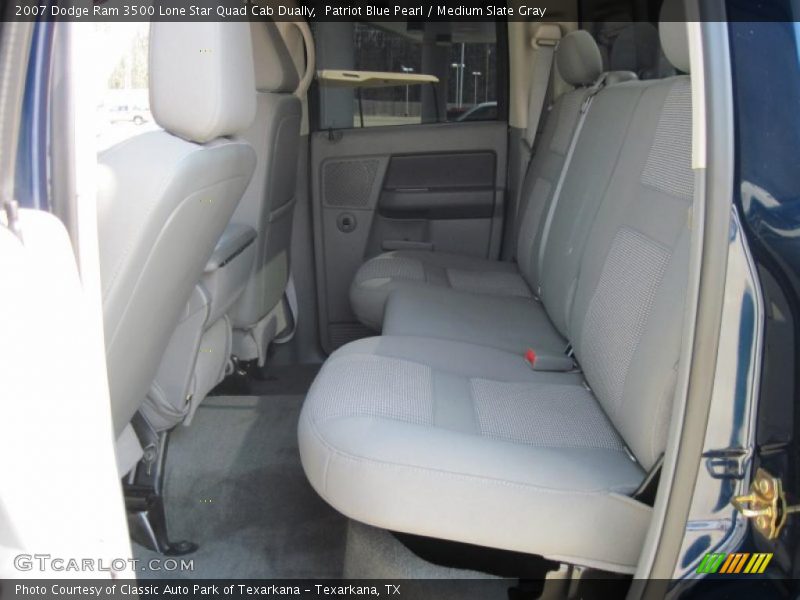 Patriot Blue Pearl / Medium Slate Gray 2007 Dodge Ram 3500 Lone Star Quad Cab Dually
