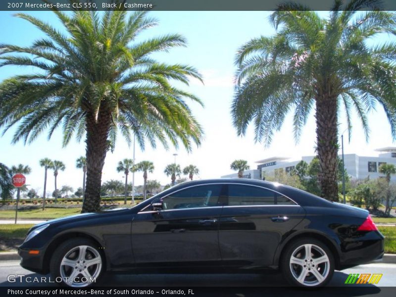 Black / Cashmere 2007 Mercedes-Benz CLS 550