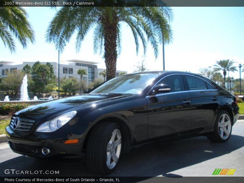 Black / Cashmere 2007 Mercedes-Benz CLS 550