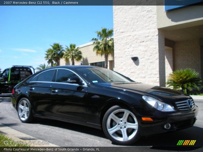 Black / Cashmere 2007 Mercedes-Benz CLS 550