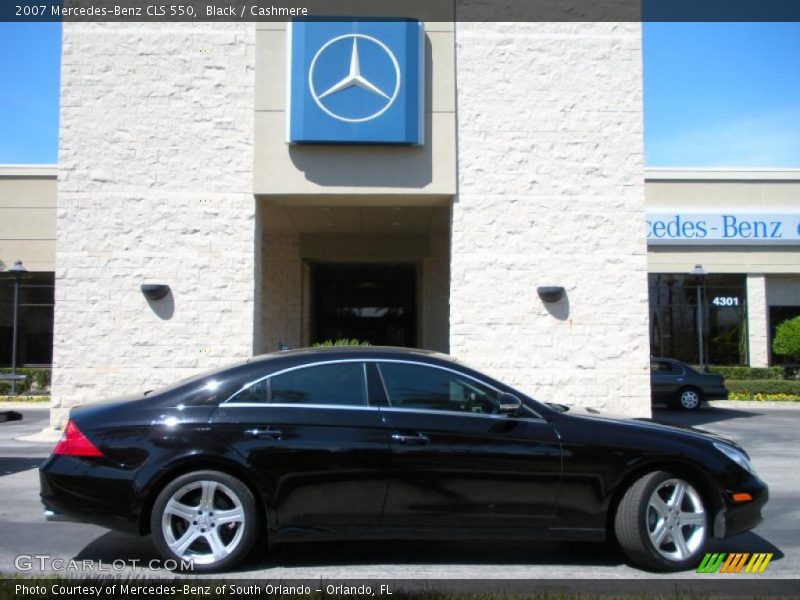 Black / Cashmere 2007 Mercedes-Benz CLS 550