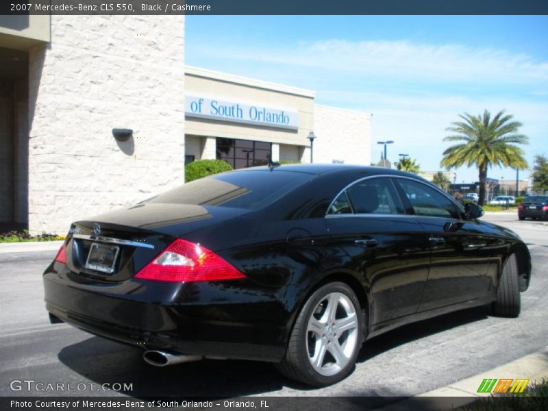 Black / Cashmere 2007 Mercedes-Benz CLS 550