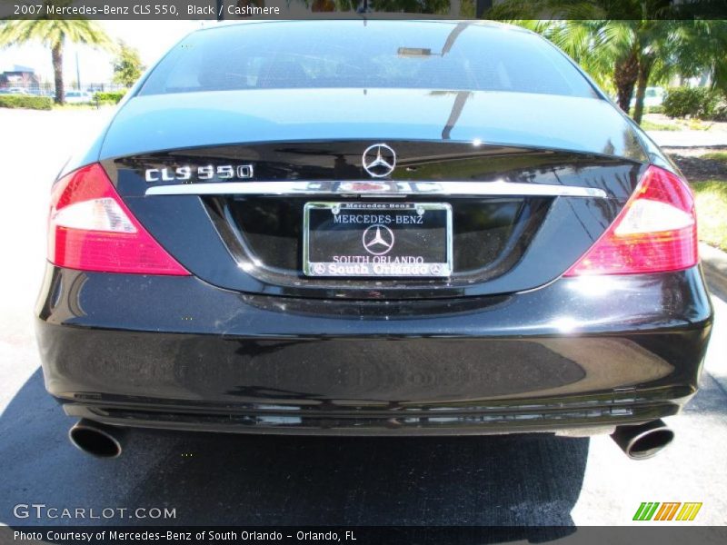 Black / Cashmere 2007 Mercedes-Benz CLS 550